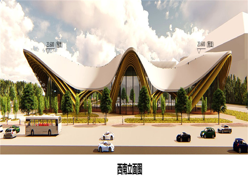 喜賀簽約！我司攜手四川綠建西宜共筑宜賓竹產品交易中心幕墻新風標